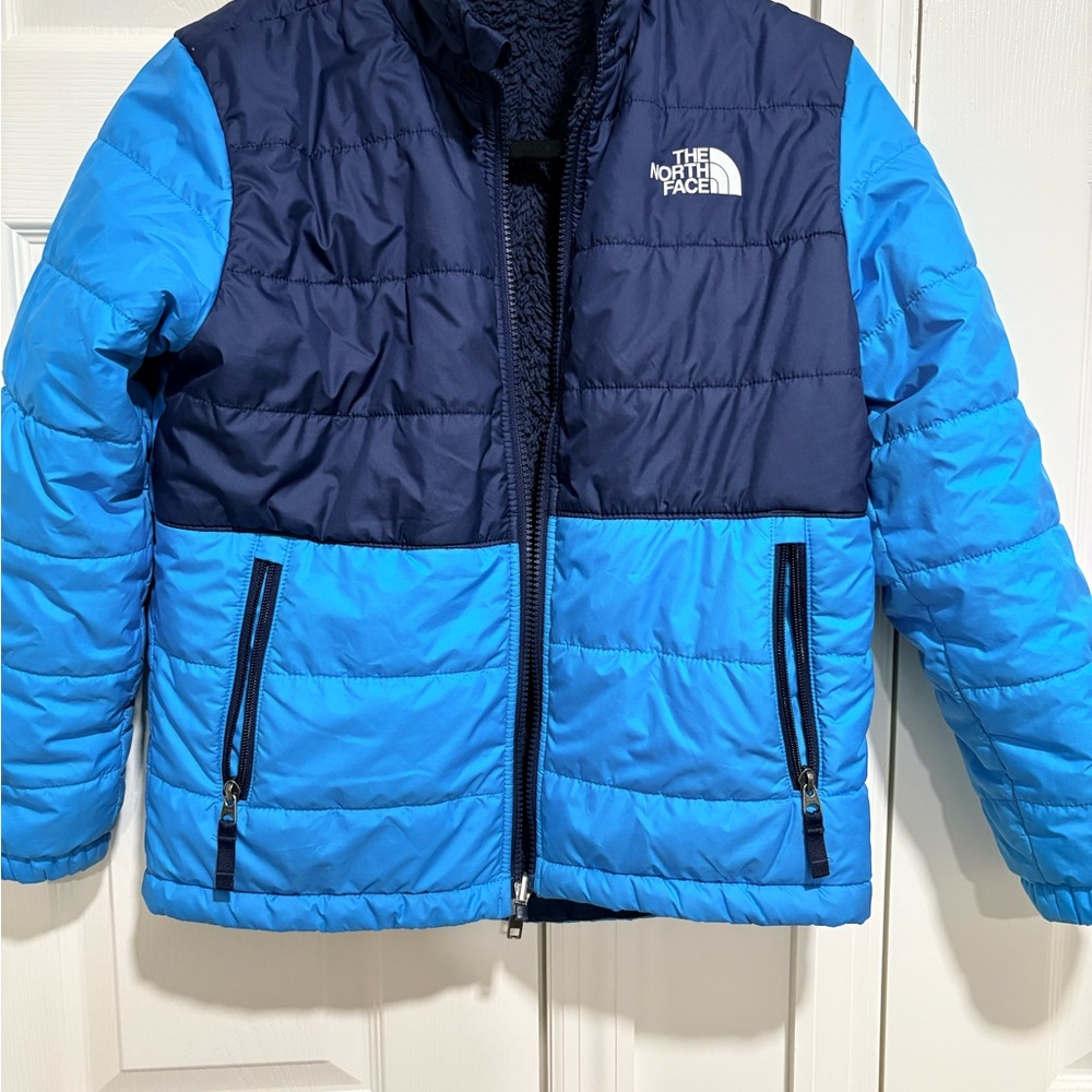 The North Face Kids Two-Tone Blue Puffer Jacket